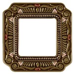 Рамка одинарная Fede Palace светлая бронза, FEDE